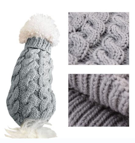 Leisure keeping warm dog clothes 