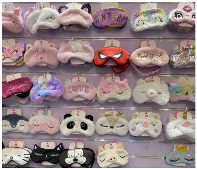 Cute plush shading eye mask 