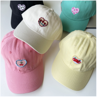 Korean INS embroidery hat 