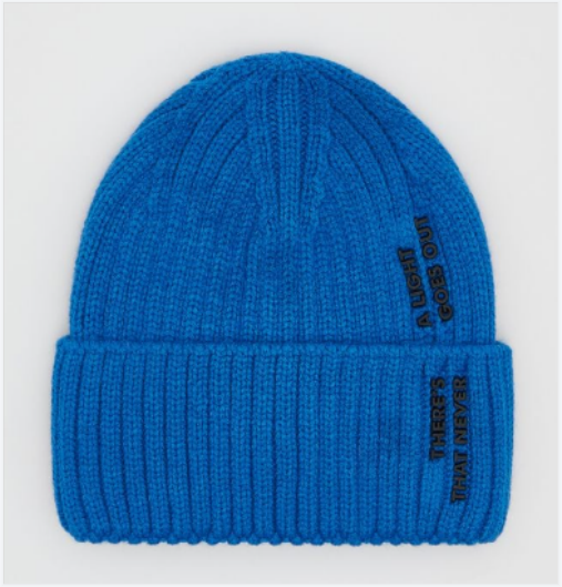 Autumn and winter glue printing versatile hat 