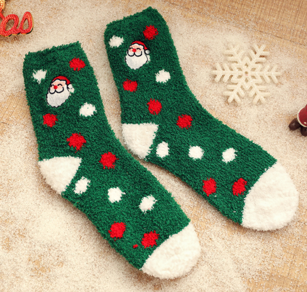 Half velvet/coral velvet socks 