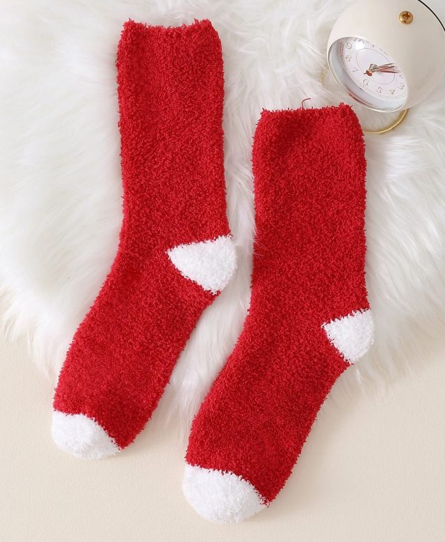 Half velvet/coral velvet socks 