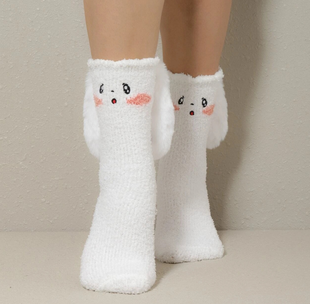 Half velvet/coral velvet socks 