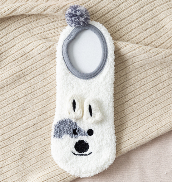 Half velvet/coral velvet socks 