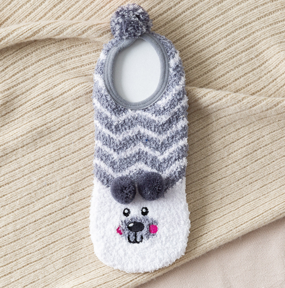 Half velvet/coral velvet socks 