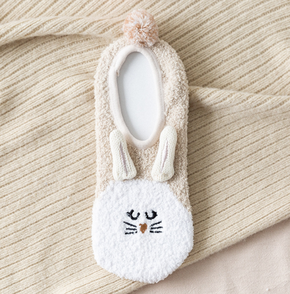 Half velvet/coral velvet socks 