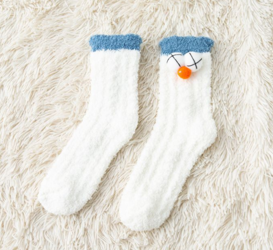 Half velvet/coral velvet socks 