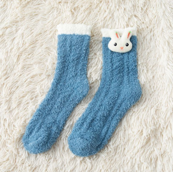 Half velvet/coral velvet socks 