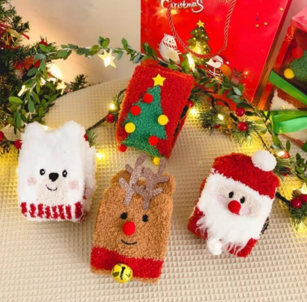 Half velvet/coral velvet socks 