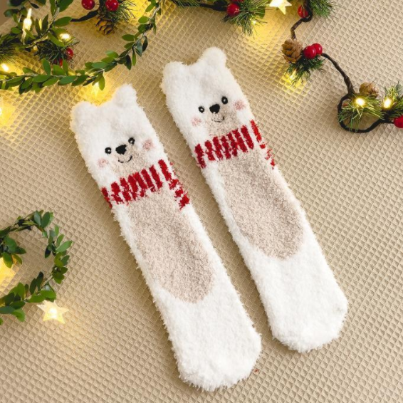 Half velvet/coral velvet socks 