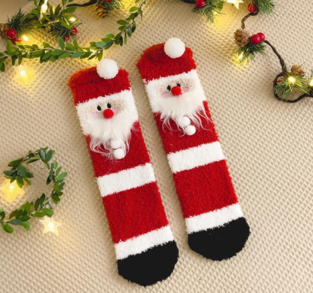 Half velvet/coral velvet socks 