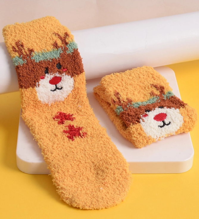 Half velvet/coral velvet socks 