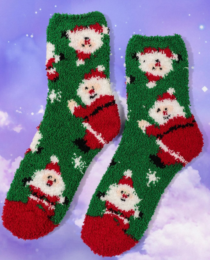 Half velvet/coral velvet socks 