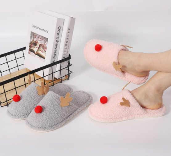 Рождественская элемент хлопкотистые туфли 