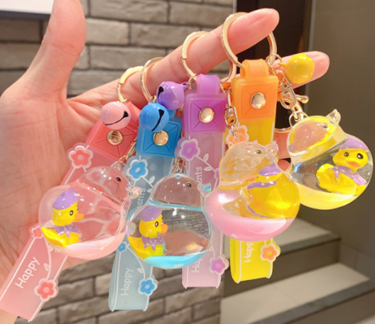 Water and oil key pendant 