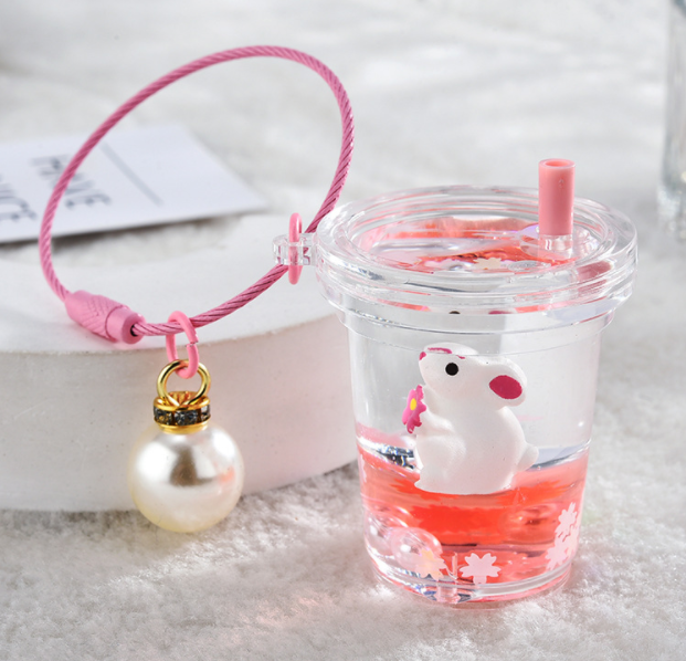 Water and oil key pendant 