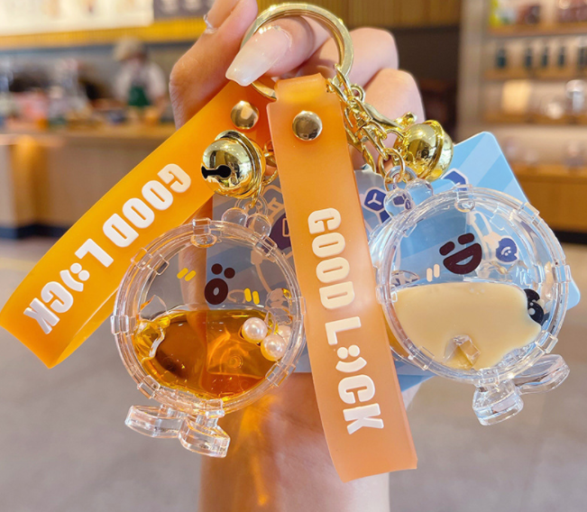 Water and oil key pendant 