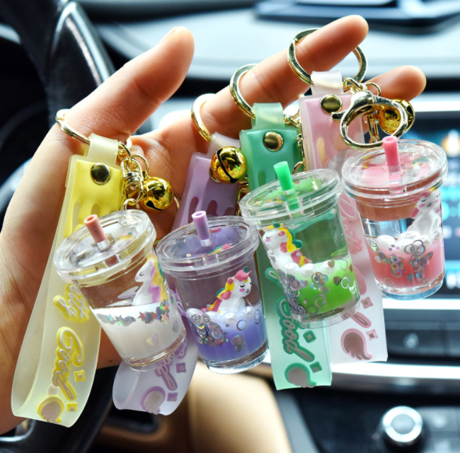 Water and oil key pendant 