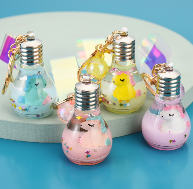 Water and oil key pendant 