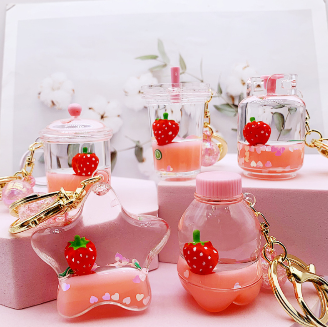 Water and oil key pendant 