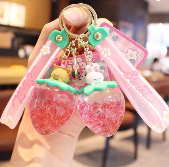 Water and oil key pendant 