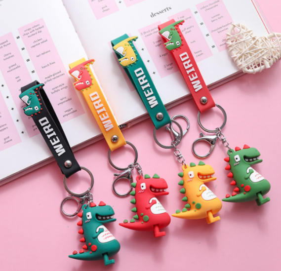 橡胶卡通钥匙挂件 