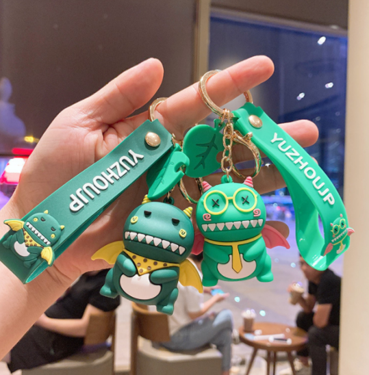 橡胶卡通钥匙挂件 